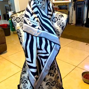 COACH square scarf beautiful tones very well kept